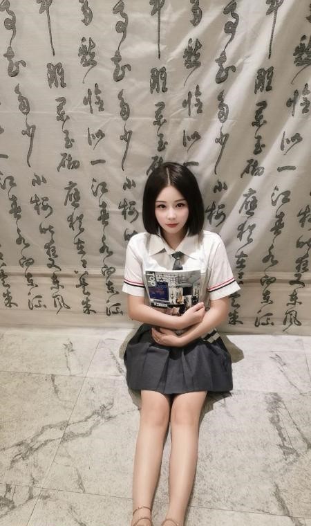 图片[2]-上城清纯短发小姐姐-91茶馆